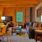 Relax in our cozy living room with wood burning stove, WiFi, flat screen TV, cable television, Blu-ray DVD, sound system and more! Left Unit: Living Room